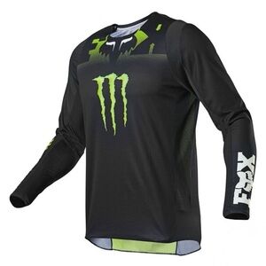 Fox Racing 360 Monster Jersey in black and neon green